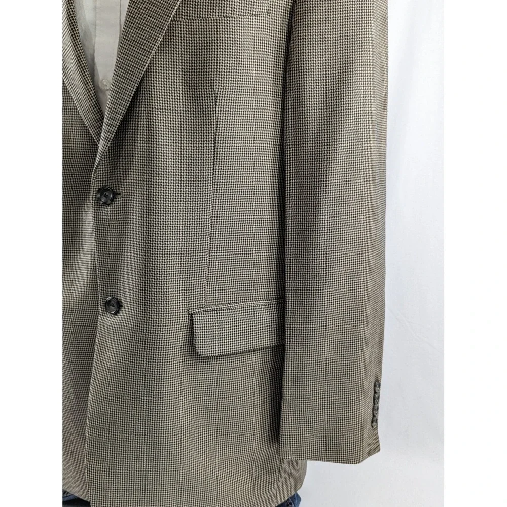 Stafford Blazer Sport Coat Two‎ Button Jacket Wool Size 42L (46